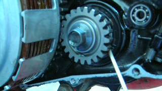 1989 Honda CR250 Crankshaft Bearings Shot DSCN0814MOV [upl. by Anialem928]