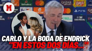 La broma de Ancelotti con Endrick y su boda I MARCA [upl. by Htur]