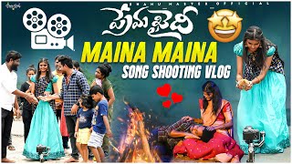 Maina Maina Song Shoot Vlog ❤️😂 [upl. by Allekram]