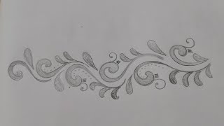 NEW EMBROIDERY DESIGNS 2024  PILLOW COVER DESIGN  RUMAS PENCIL SKETCH [upl. by Adla]