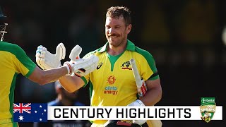 Skipper Finch returns to form to punish India  Dettol ODI Series 2020 [upl. by Silloc360]