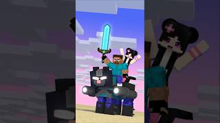 Help Herobrine and His Cat Show Off shorts minecraft helpherobrine aphmau friendship [upl. by Kerek71]