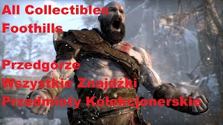 God of War All Collectibles Foothills Przedgórze Wszystkie Znajdźki Przedmioty Kolekcjonerskie [upl. by Hackney]