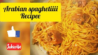 How To  Arabian Style Spageti  by jannat vlogs [upl. by Groark]