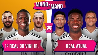 REAL MADRID DA ESTREIA DE VINI JR X REAL MADRID ATUAL QUEM É MELHOR  MANO A MANO [upl. by Rahs]