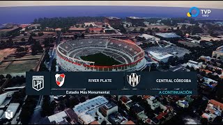 River Plate vs Central Cordoba ● Copa de la liga Profesional 2024 ● PES 2021 [upl. by Ander]