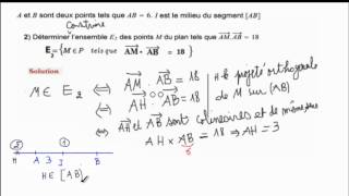 Ensemble de points produit scalaire1 [upl. by Oneladgam]