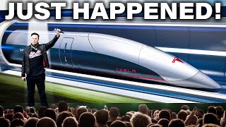 Elon Musk SHOCKS Entire industry With First Hyperloop Line [upl. by Purpura306]