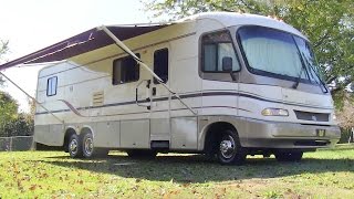 1997 Holiday Rambler Vacationer class A gas motorhome walkthrough tutorial [upl. by Sudderth63]