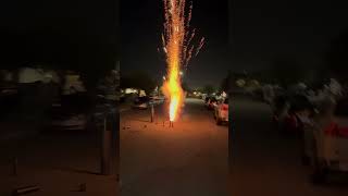 Salute and color shells 💥 bangers fireworks pyrotechnics rocketfireworks bangers goviral [upl. by Irrej578]