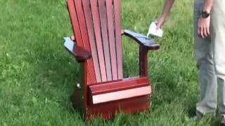 The Best Adirondack Chair Treatment Video [upl. by Notlek]