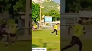 Miguel Facey Runs Circles Around Them rugbyleaguejamaica stepping flair [upl. by Ayalahs]