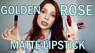 ★Матовые помады GOLDEN ROSE ★ Velvete matte  Longstay  Crayon ★ [upl. by Anyel]