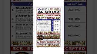 Al gihaz company Saudi Arabiajobseekers [upl. by Icnarf150]