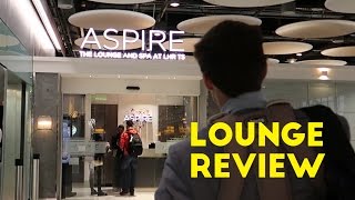 Lounge Review Aspire Lounge and Spa at London LHR T5 [upl. by Airlie]