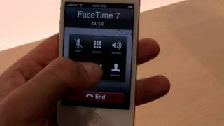 iPhone 4 FaceTime Hands On [upl. by Willcox]