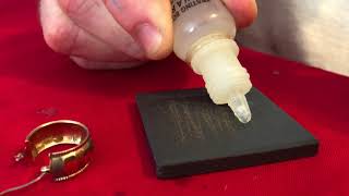 Gold testing How to test Gold jewelry yourself [upl. by Lyssa85]