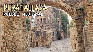 PERATALLADA pueblo Medieval del Baix Empordà  Girona Cataluña [upl. by Htilil758]