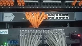 Patch Pannel amp PABX Excelltel 48 port installation complete [upl. by Kenyon]