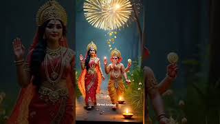 Happy Diwali Lakshmi Ganesh utsav trending videoviral song [upl. by Ned]