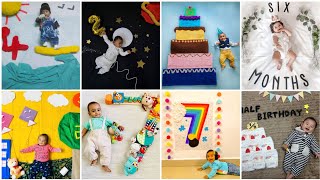 Month Baby Photoshoot ideas  Simple at Home baby photography babyphotoshoot baby babyphotography [upl. by Harutek455]