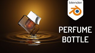 How to make perfume bottle in blender tutorial for beginners 2021 [upl. by Roque]