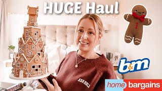 CHRISTMAS HAUL 2024  HUGE HOME BARGAINS BampM HAUL STOCKING FILLERS CHRISTMAS DECOR amp MORE 🎅🏻 [upl. by Nalo]