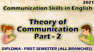 Theory of Communication  Models amp Process of Communication Part  2 [upl. by Laure]