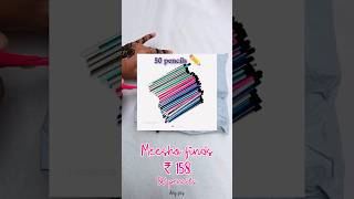 Meesho finds50pencils arty filz [upl. by Vasta]