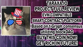 TARAXA PROJECT FULL REVIEW  EVM SMART CONTRACT PLATFORM  BUY THIS TOKEN NOW  PRICE PUMP 1000 [upl. by Norrahs821]