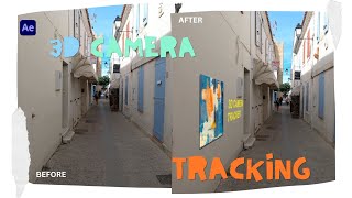 3D Camera Tracking After Effects  After Effects Tutorial [upl. by Brownley301]