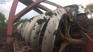 Saatbettbereitung mit Claas Arion 630 GoPro [upl. by Acysej]