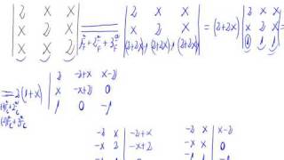 Calculo de un determinante con letras [upl. by Ijok]