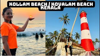 Kovalam Beach Kerala  Must Visit Places In Kerala  kollam Beach KeralaKovalam Beach Complete Tour [upl. by Dudley488]