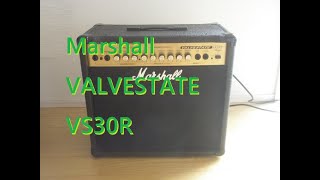 Marshall VALVESTATE VS30R 試奏レビュー。マーシャル ギターアンプ DEMO [upl. by Eillat989]