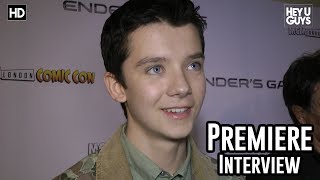 Asa Butterfield Interview  Enders Game QampA [upl. by Sirac]