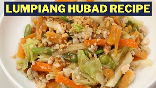 How to Cook Lumpiang Hubad [upl. by Terencio]