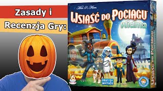 WSIÄ„ĹšÄ† DO POCIÄ„GU  WIDMO  recenzja i zasady gry planszowej dla dzieci Halloween [upl. by Chuu162]