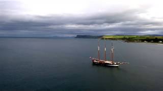 Oosterschelde Ship in Ballycastle Bay [upl. by Nojad]