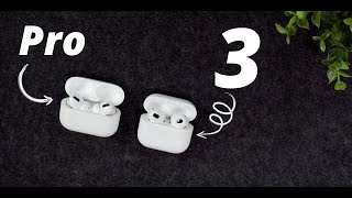 AirPods 3 oder AirPods Pro ein erster Vergleich und Soundcheck unboxing [upl. by Oicafinob]