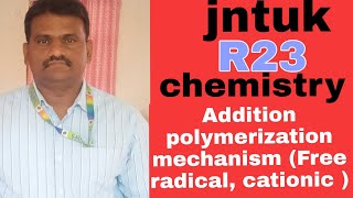 Addition polymerization mechanism  free radical and cationic mechanism [upl. by Sanalda]