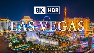 Las Vegas in 8K ULTRA HD HDR  City of Sin 60 FPS [upl. by Aihtebat213]