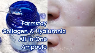 Farmstay Collagen amp Hyaluronic AllinOne Ampoule  Little Miss Potchi [upl. by Illa]