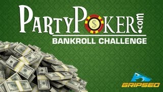 Party Poker Bankroll Challenge Part 21  Taking a shot at NL50 [upl. by Frasquito147]