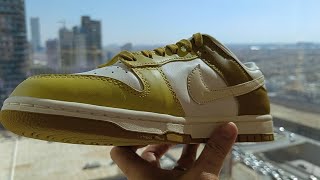 Nike Jordan Dunk low Retro Bronzine Coconut Milk JordanDunkLowRetro [upl. by Sarilda]