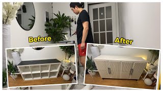 DIY KALLAX IKEA TRANSFORMATION [upl. by Yedok]