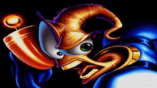 Earthworm Jim All Bosses No Damage With Ending SNES [upl. by Pernick]