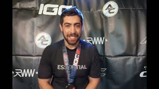 Spencer Manevich  Ironman Grappling IV Post Match Interview [upl. by Asirret466]