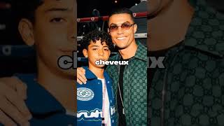 Voici combien coûte la coupe de Cheveux de Cristiano Ronaldo Junior football realmadrid cr7 [upl. by Nevanod]