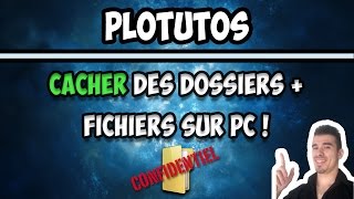 COMMENT CACHER UN DOSSIER OU UN FICHIER SUR PC [upl. by Lednahc92]